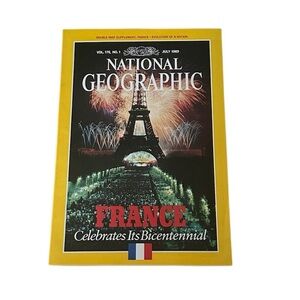 📚1989 NATIONAL GEOGRAPHIC JULY  - FRANCE CELEBRATES ITS BICENTENNIAL